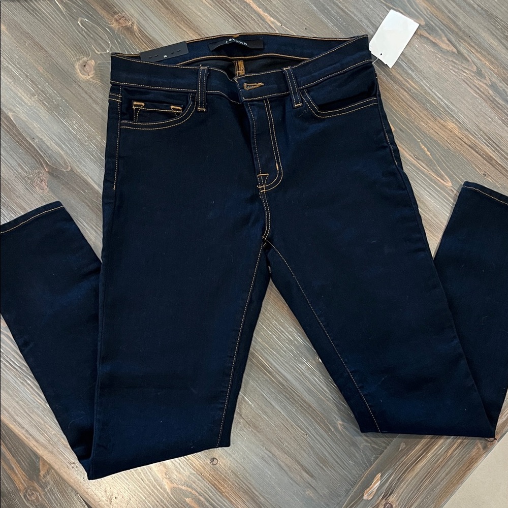 J Brand Women's Dark Blue Skinny Jeans